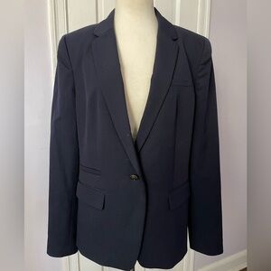 Ann Taylor LOFT Women’s 2pc Dark Blue Suit, Blazer/Pant set, Size 10